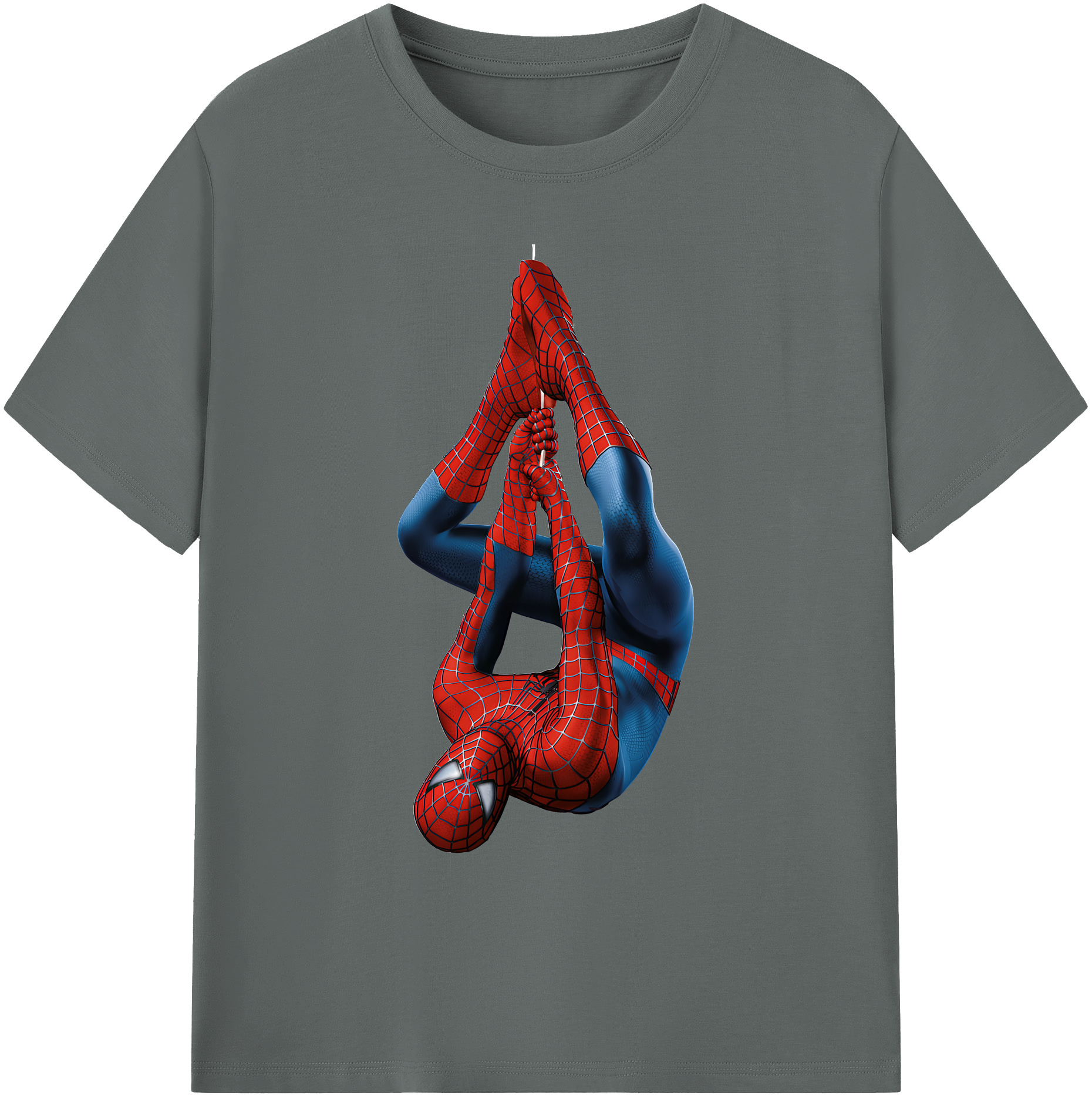 （画像用） Spider Man スパイダーマン 綿100％ メンズ半袖Tシャツ｜肌触りやわらか＆通気性